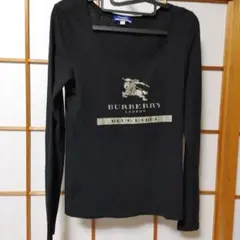 BURBERRY BLUE LABEL ブラック長袖Tシャツ　38