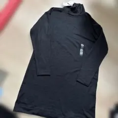 UNIQLO ソフトニットフリースワンピース　黒　Ｓ　新品