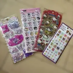 サンリオ　シールセット マイメロ クロミ　キティー　タイルシール　4点セット