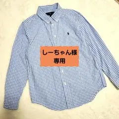 ラルフローレン　ギンガムチェック　シャツ　ブラウス　コットン