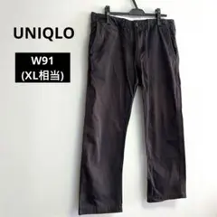 ヴィンテージレギュラーフィットチノ UNIQLO ブラック 黒 91cm