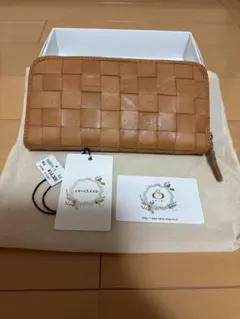 新品 未使用 zucchero（ズッケロ） 長財布 ブラウン ♪のサムネイル