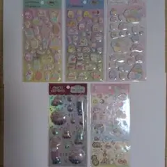 すみっコぐらし シール 5枚セット ふにふに エアーシールのサムネイル