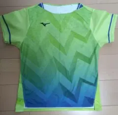Mizuno 卓球ウェア グリーン/イエロー