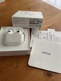 AirPods (第3世代) PMTC3J/A A2565 ホワイト 刻印あり 2025年最新