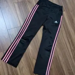 adidas ジャージ 黒/ピンク サイズ140