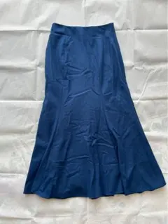 新品　ユニクロ　マーメイドスカート　ブルー　サイズ表記64