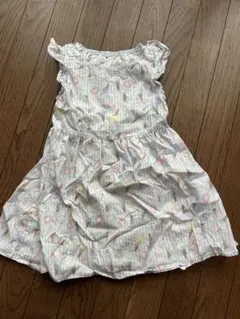 アイスクリーム柄 ノースリーブワンピース 130