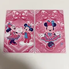 東京ディズニーランド クリスタルパレスレストランミニーマウス ポストカードセット