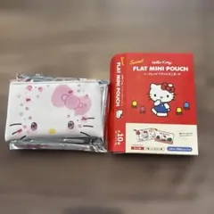 サンリオ キティ フラットミニポーチ