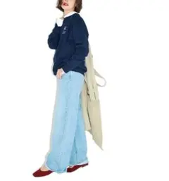 h&mワイドデニム