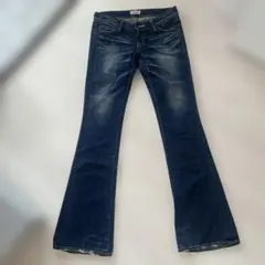MOUSSY ブーツカットデニム ダークブルー マウジー ブーツカットデニム ダークブルー moussy - メルカリ