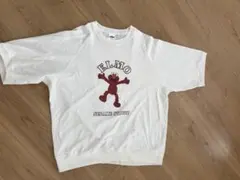 GU セサミストリート エルモ 半袖Tシャツ ホワイト XL