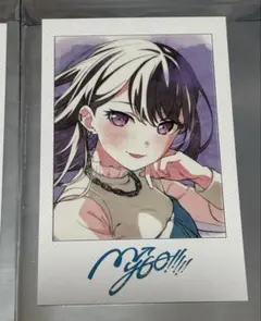 MyGO!!!!!劇場版Blu-ray 椎名立希 特典チェキ風カード