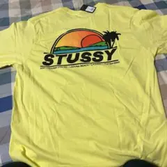 STUSSY SUNDOWN TEE レモン Lサイズ