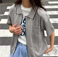 CIAOPANIC TYPY ストライプサマーニットカーディガン ユニセックス