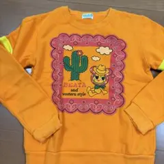 K.L.C. トレーナー オレンジ キャラクター 平成 レトロ y2kのサムネイル