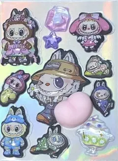 ラブブ ぷくぷくシール おしりシール おすそ分け まとめ売り おまけボンボンつき