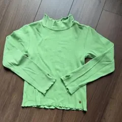 après les cours アプレレクール　長袖カットソー 黄緑　130