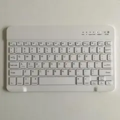 Bluetooth ワイヤレスキーボード 薄型 ホワイト 本体