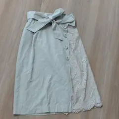 【美品】ファビュラスアンジェラ　レースラップスカート　2way
