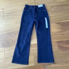 フレア　ハイライズジーンズ　ユニクロ