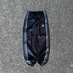 00s old adidas wide nylon pants y2k テック系
