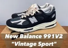 ☆美品☆ New Balance 991V2 Vintage Sport