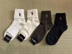Ralph Lauren ソックス 4足セット　ラルフローレン　折り返し　靴下のサムネイル