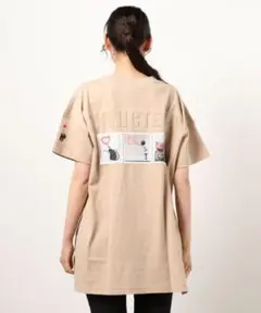 新品タグ付［ライトオン］BRANDALISE バンクシーTシャツ　ベージュM
