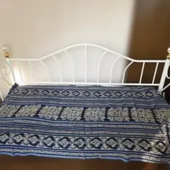 インドネシア 伝統工芸 手織りイカット（絣） 大判 マルチカバー 210×114