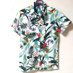 H&M DIVIDED アロハシャツ XSサイズコットン100%のサムネイル