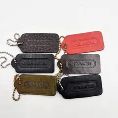 OLD COACH コーチ ハングタグ チャーム 6点 セット キーホルダー