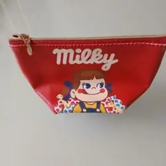 ミルキーポーチ 不二家 ペコちゃん