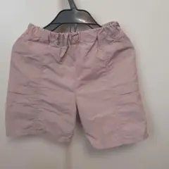 UNIQLO キッズ ハーフパンツ 130 薄いピンク