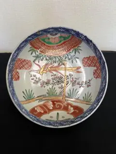 古伊万里 色絵 輪花鉢 染付 鉢 陶磁器 - メルカリ