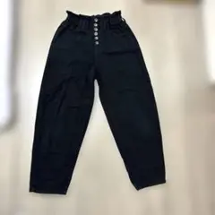 ベネトン バレルパンツ ブラック