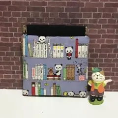 読書パンダさん♪ハンドメイド＊バネポーチ☆ミニポーチ♪お守りポーチ