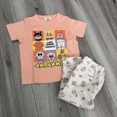 アンパンマン　半袖シャツ　レギンス　セット　保育園着