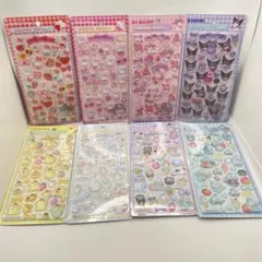 正規品 サンリオ 第二弾 ボンボンドロップシール 全8種コンプリート