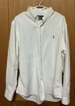 Ralph Lauren Custom Fit 長袖シャツ ホワイト L