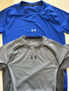 ２枚組、UNDER ARMOUR トレーニングシャツ セット XXL、L