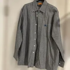 SIMON CARTER チェック柄長袖シャツ L