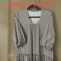 BEAMS HEART 綿100%ワンピースのサムネイル