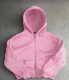 【激レア】90s ピンク プリント ジップパーカー supreme stussy