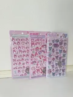 【正規品】マイメロディ　ボンボンドロップシール 3枚