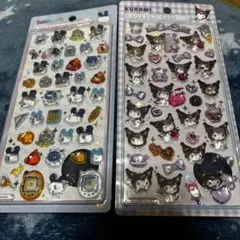 ボンボンドロップシール☆たまごっち(みみっち)＆サンリオ第二弾(クロミ)セット