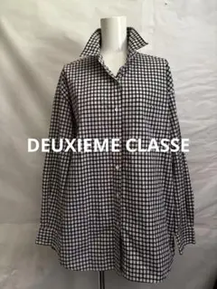 DEUXIEME CLASSE 長袖 チェックシャツ 美品ドゥーズィエム クラスのサムネイル