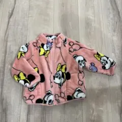 ミニーマウス フリース ジャケット 90センチ