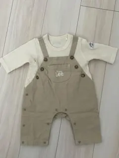 Lee ベージュロンパース 50cm 60cm